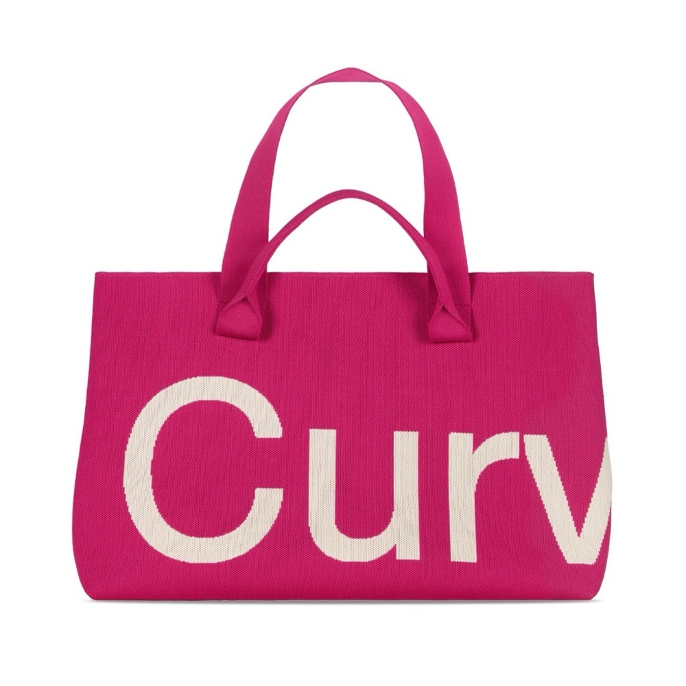Curves by Sean Brown /Raspberry Pink Tote Bag